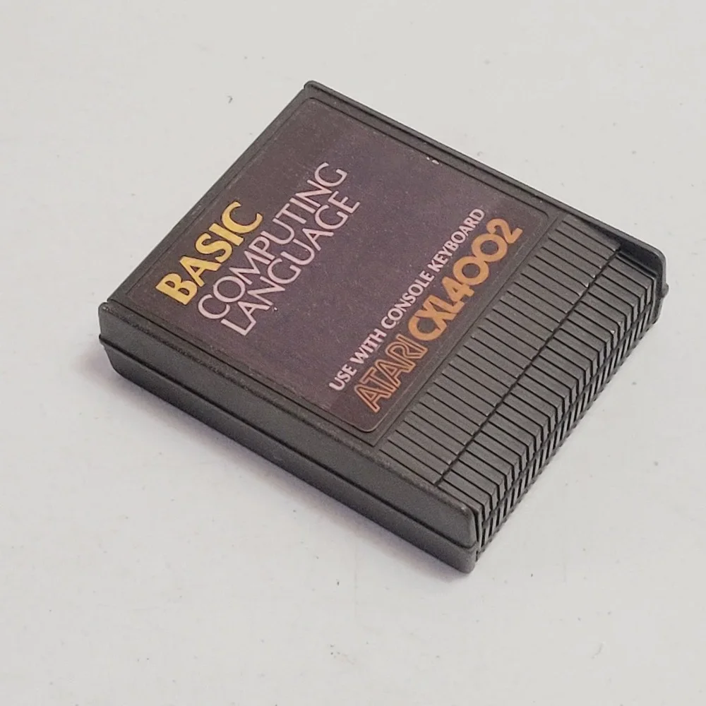 Atari CXL4002 BASIC Computing Language Cartridge Vintage